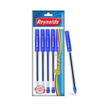 Reynolds Jiffy Gel Pen Set (5 Blue Pens)