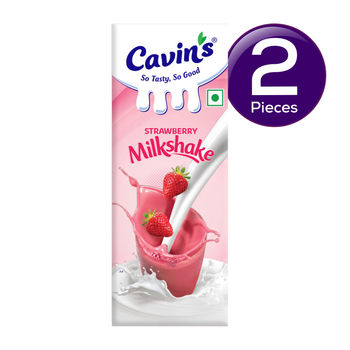 Cavin's Strawberry Milkshake 200 ml Combo