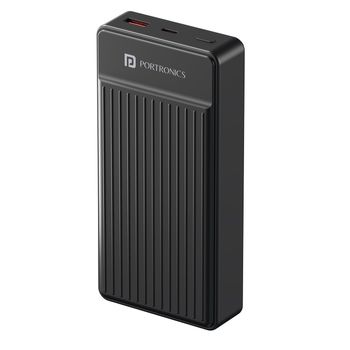 Portronics 20000mAH 22.5W Power Bank(Black)