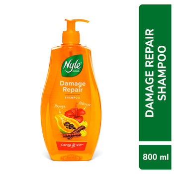 Nyle Naturals Damage Repair Shampoo With Goodness Of Papaya And Hibiscus