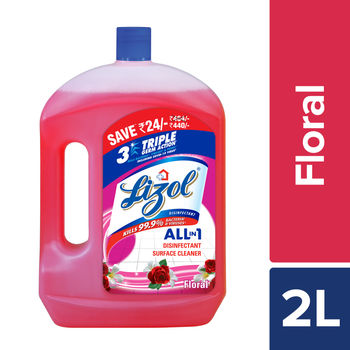 Lizol Floor Cleaner Liquid - Floral Surface Cleaner