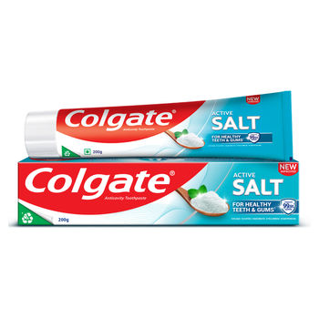 Colgate Active Salt Toothpaste, Germ Fighting Toothpaste for Healthy Gums and Teeth