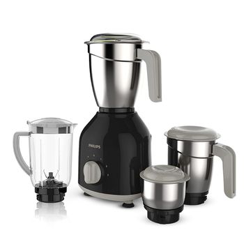 Philips Hl7759/00 Mixer Grinder, 750W Turbo Motor, 4 Jars (Black)