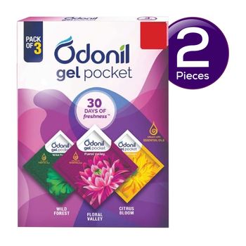 Odonil Gel Pocket Mix 1 pc  X 2 Combo