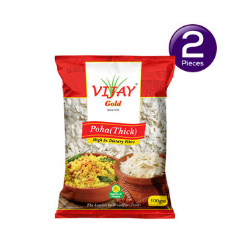 Vijay Gold Poha Thick 500 gms Combo