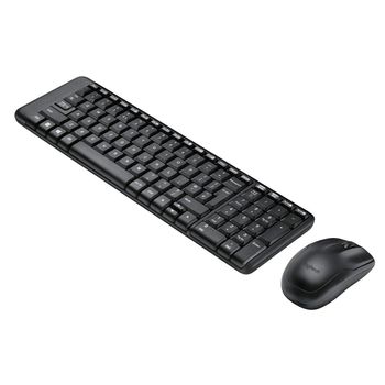 Logitech Mk215 Wireless Keyboard And Mouse Combo - Compact Design