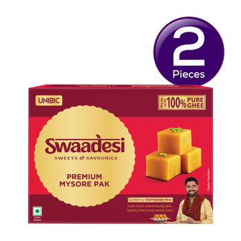 Unibic Swaadesi Premium Mysore Pak Box 280 gms Combo