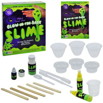 Ekta Glow In The Dark Slime Coolest, Spookiest Slime Super Stretchy Slime Kit