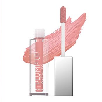 Swiss Beauty Plump-Up Wet Lightweight Lip Gloss For Fuller And Plump Lips, Shade- Barely There