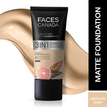 Faces Canada All Day Hydra Matte Foundation Absolute Ivory 012