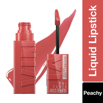 Maybelline Superstay Vinyl Ink Liquid Lipstick - Peachy | Cruelty Free