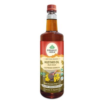 Organic India Organic Mustard Oil, (Kachi Ghani)