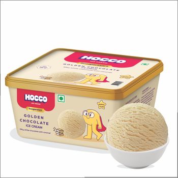 Hocco Golden Chocolate Ice Cream Tub