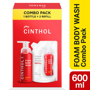 Cinthol Original Foam Body Wash - Combi Pack