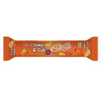 Dukes Cr�me 4 Fun Orange flavoured Sandwich Biscuits