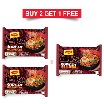 Maggi Korean Bbq Chicken Instant Noodles 90 gms Combo