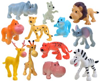 Toyshine Cartoon Style Animals Toy Figure (1+ Years)(Pack)