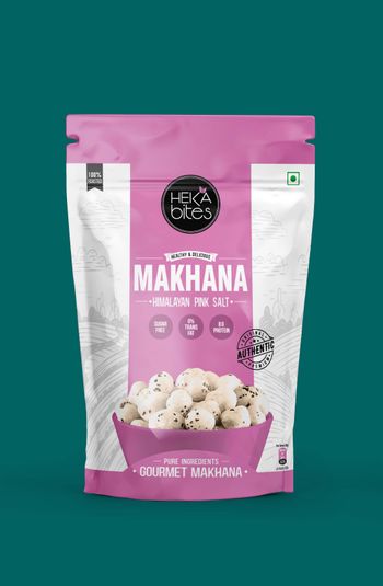 Heka Bites Roasted Makhana Himalayan Pink Salt