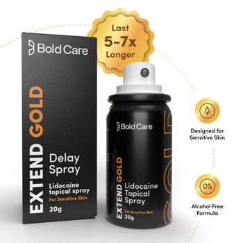 Bold Care Extend Gold - Lidocaine 10% Spray For Longer Sex