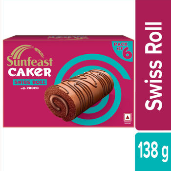 Sunfeast Caker Swiss Roll With Choco