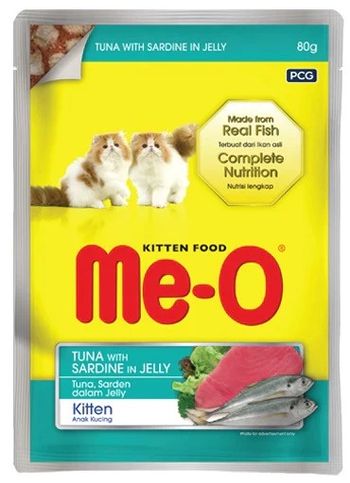 Me-O Kitten Tuna And Sardine Cat Wet Food