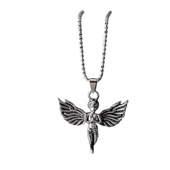 Salty Men Alpha Greek Angel Silver Chain