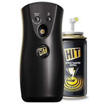 Hit Spray Matic Mosquito Repellent Dispenser Machine + 1 Refill