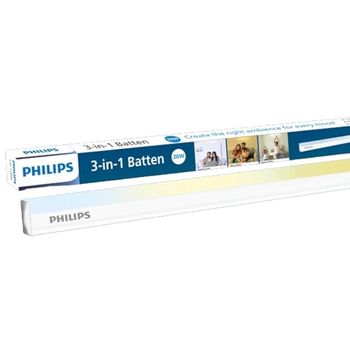 Philips 3-In-1 20 W Led Batten Light (Cool Daylight, Warm White, Natural White)