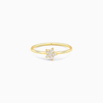 Giva Golden Star Constellation Ring