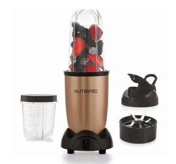 Nutripro Juicer Mixer Grinder 500 Watts 2 Jars 1 Blade, Gold