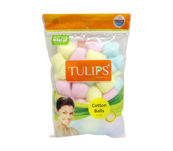 Tulips Cotton Color Balls Bag