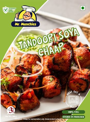 Mr. Munchies Tandoori Soya Chaap