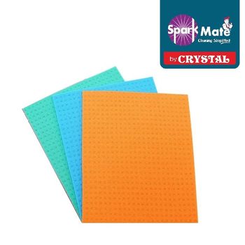 Sparkmate By Crystal Sponge Wipes Set Of 3