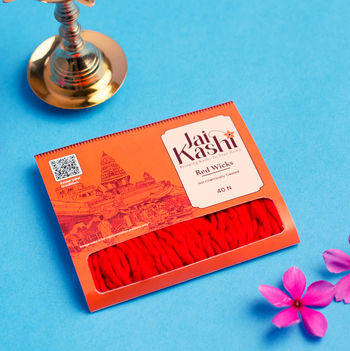 Jai Kashi Red Jumbo Cotton Wicks