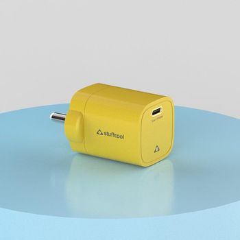 Stuffcool Nuevo 20W Smallest Wall Charger for iPhone (Yellow)