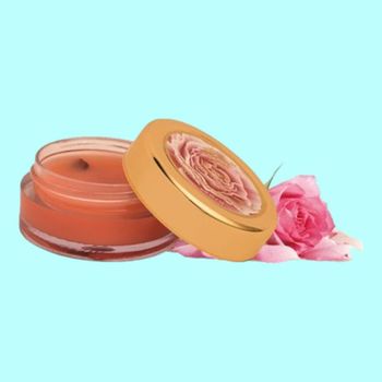 Khadi Essentials Wild Rose Lip Butter Infused with Vitamin E & SPF 20 for Dry & Chapped Lips