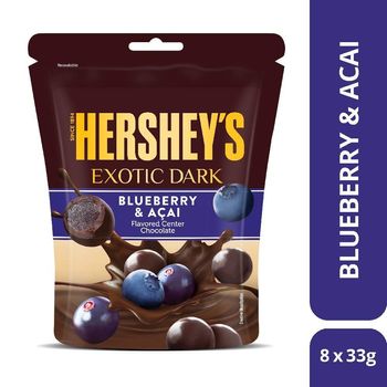 Hershey's Exotic Dark Blueberry & Acai Chocolates Share Bag