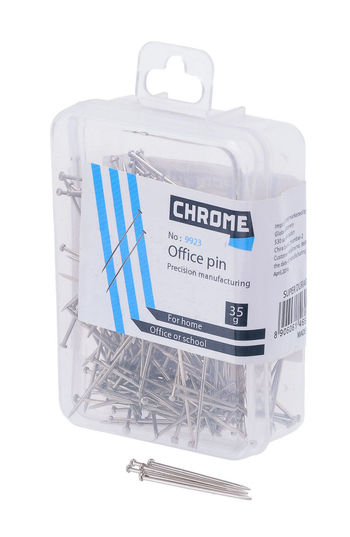 Chrome Paper Pins