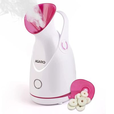 Agaro Facial Steamer With Nano Ionic Hotsteaming Technology Opening Skin Pores,100 Ml Water Tank