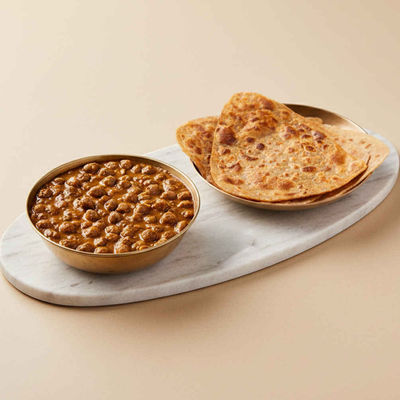 Chole & Tawa Plain Paratha - Pack of 2
