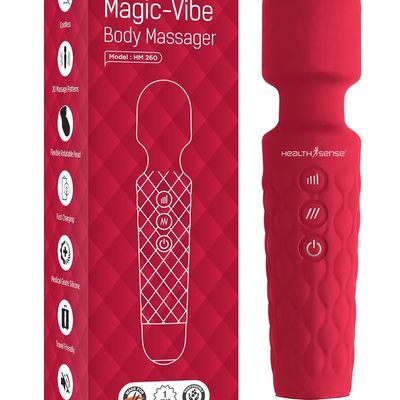 Cordless Full Body Massager , 8 Speeds, 20 Modes & 1 Year Warranty - Magic-Vibe Hm 260