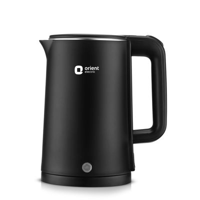 Durahot Electric Kettle, 1500W, 1.5L Capacity - Black