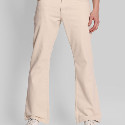 Men's Bootcut Jeans | Ecru - 36