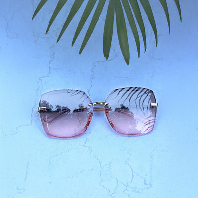 Women UV Protected Lens Oversized Sunglasses A3027