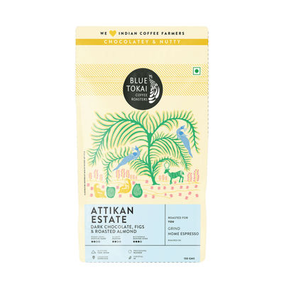 Attikan Estate Home Espresso Medium Roast Ground Coffee