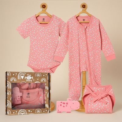 Infant Gift Box Set | GFBX-ZP2C | 0-6 Months - Pink