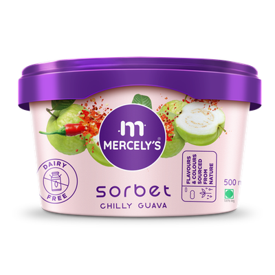 Mercely's Sorbet Chilly Guava Ice Cream Tub