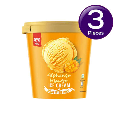 Alphonso Mango Ice Cream Tub Combo