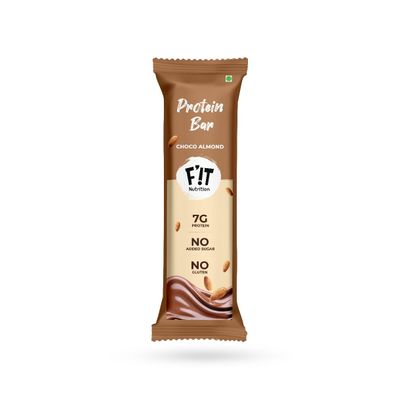 FIT Nutrition Mini Protein Bar Choco Almond 23% High Protein | Pack Of 12