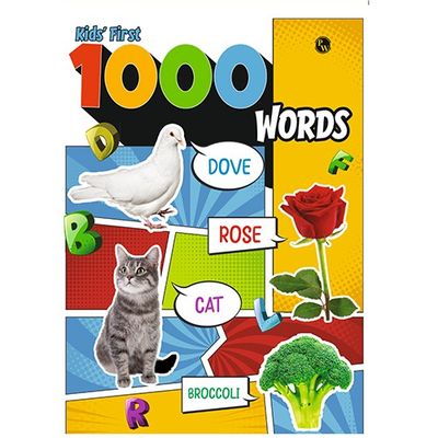 My First 1000 Words Book L 50 Topics With Engaging Picture Book For Early Learners